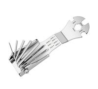 Ensemble d'outils de poignée ergonomique compact avec tournevis croisé, clé ouverte et hexagonale pour plusieurs besoins de réparation, poignée ergonomique à profil fin