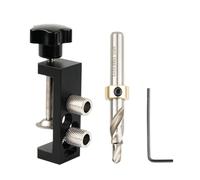Ensemble d'outils de poinçonnage de positionnement d'extrusion en métal pour cadre en aluminium précis à double trou de positionnement assistant de perçage outil de travail du bâtiment