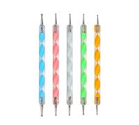 Ensemble d'outils de pointillage de mandala de 20 pièces pour l'art et la peinture de bricolage - Stylets en plastique, en acier inoxydable et en acrylique, pinceaux, pochoirs et