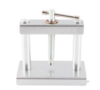 Ensemble d'outils de Presse de Montre, Structure Métallique Antidérapante, Facile à Utiliser, Couvercle Arrière de Montre Plus Proche pour Le Remplacement de la Batterie (avec 12 Matrices)