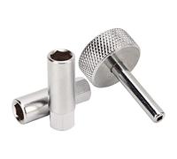 Ensemble D'outils de Réglage de Soupape à Poussoir 3 Pièces 8 Douilles de Contre-écrou de 9 Mm Conducteur de Type carré de 3 Mm pour Motos VTT