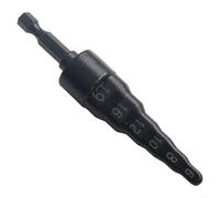 Ensemble d'outils de réparation CVC 6 en 1 avec embouts d'évasement et d'évasement pour tubes en cuivre de tailles 6, 8, 10, 12, 16, 19 avec poignée hexagonale 1/4 pour fixation de perceuse