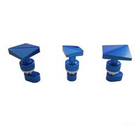 Ensemble d'outils de réparation de bosses en alliage d'aluminium bleu - 3 pièces - Colle froide compatible avec la réparation de carrosserie de voiture - Léger et portable - Ajustement précis pour