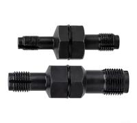 Ensemble d'outils de réparation de filetage d'allumage à double tête - 10 mm, 12 mm, 14 mm, 18 mm - Acier trempé - Pour filetage de culasse de véhicule (ensemble de 2 pièces)