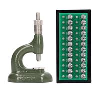 Ensemble d'outils de réparation de montre, ensemble de presse de montre avec 48 matrices, boîtier de montre en alliage d'aluminium plus proche pour les horlogers professionnels,