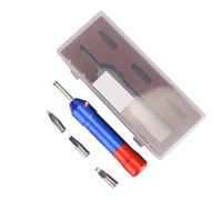 Ensemble d'outils de réparation de montre EVTSCAN de décapant de levier de couvercle de lame de couvercle de lame de couvercle de montre réglable avec 3 têtes remplaçables