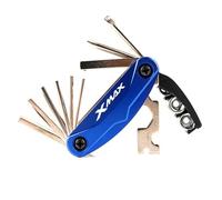 Ensemble d'outils de réparation de moto Pour T-Max500 TMAX530 560 XMAX125 250 300 400 NMAX125 155 Kit De Tournevis Réparation Portable Pour Moto(XMAX Blue)