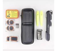 Ensemble D'outils De Réparation De Vélo, Sac Portable Vtt, Kit D'outils D'urgence, Pompe À Pneu, Gonfleur, Kit D'outils De Réparation De Vélo, Patch De Pneu, Accessoires De Vélo