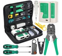 Ensemble d'Outils de Réseau - TRENDNET - 19 Pièces - Kit de Test Complet - Polyvalent