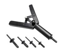 Ensemble d'outils de rivet d'installation rapide avec poignée ergonomique et longue durée de vie - 41 pièces - Accessoires pour application en métal et bois - Riveteuse à charge rapide