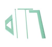 Ensemble d'outils de scrapbooking pour reliure de livres avec règle en forme de L et guide d'espacement des coins