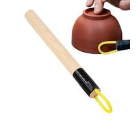 Ensemble d'outils de sculpture sur argile, outils de sculpture de poterie avec poignées en bois, fournitures de gaufrage et de modélisation pour débutants, projets d'école d'art, artisanat, coiffure