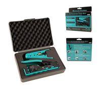 Ensemble d'outils de sertissage de câbles réseau Multifonctions avec testeur Cat5 Cat6 Cat7, Kit de sertissage RJ45 RJ11 for câblage Domestique Repa