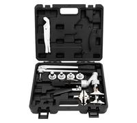 Ensemble d'outils de sertissage - Pince de serrage hydraulique de qualité supérieure avec plusieurs têtes d'extension - Construction solide en alliage d'aluminium - Pour l'artisanat et la rénovation