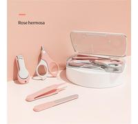 Ensemble D'outils De Soins Des Ongles Pour Bébé,Coupe-Ongles Sans Bpa Pour Nouveau-Né,Coupe-Ongles Anti-Pincement,Coupe-Ongles À Tête Plate Pour Bébé,Coupe-Ongles À Viande - Type Style B