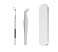 Ensemble d'outils de suppression tiques, pince à épiler for accessoire | Conception extractible douce, pas de pincement de la peau, utilisation en chenil/toilettage/parc