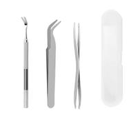 Ensemble d'outils de suppression tiques, pince à épiler for accessoire | Conception extractible douce, pas de pincement de la peau, utilisation en chenil/toilettage/parc