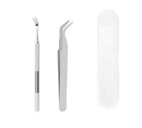 Ensemble d'outils de suppression tiques, pince à épiler for accessoire | Conception extractible douce, pas de pincement de la peau, utilisation en chenil/toilettage/parc