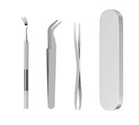 Ensemble d'outils de suppression tiques, pince à épiler for accessoire | Conception extractible douce, pas de pincement de la peau, utilisation en chenil/toilettage/parc