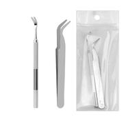 Ensemble d'outils de suppression tiques, pince à épiler for accessoire | Conception extractible douce, pas de pincement de la peau, utilisation en chenil/toilettage/parc