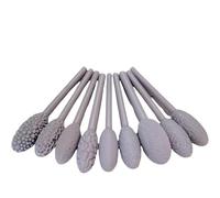 Ensemble d'outils de texture pour art de l'argile, kit de rouleaux de modelage d'argile ovales pour loisirs créatifs, rouleau de texture d'argile à motif ovale (9 pièces)