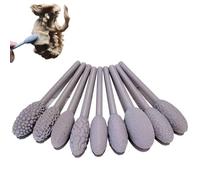 Ensemble D'Outils De Texture Pour Les Projets Artistiques,Rouleaux De Texture D'Outils D'Argile,Outils De Texture D'Argile,Kit De Rouleaux De Motif Ovale De 9 PièCes,BâTons De Modelage