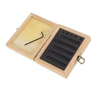 Ensemble d'outils de tournage indexables 5 pièces 1/4 pouces, tours d'usinage en carbure cémenté, outils de coupe, lames en carbure revêtues de de haute qualité pour un tournage
