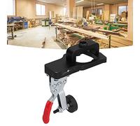 Ensemble d'outils de travail du bois de gabarit de perçage de charnière de 35mm, kit de localisateur de poinçon de trou de guide de perçage outil d'installation d'outils à main en alliage d'aluminium