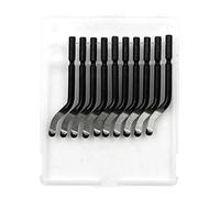 Ensemble d'outils d'ébavurage manuel avec 10 outils pratiques pour enlever les bavures en aluminium et cuivre, décoration d'intérieur, fabrication de bijoux