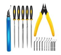 Ensemble D'Outils D'Ébavurage Pour Impression 3D,Kit En Acier Au Carbone Multifonction Portable Pour Ébavurage - Set Ébavurage Impression 3D | Pour Maison, Soin Visage, Femmes Hommes