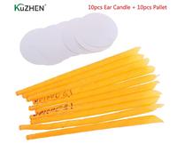 Ensemble D'outils D'élimination De La Cire D'araignée, Masseur D'audition, Bougies Auriculaires, Cire D'abeille, Brûlure, Soins Des Oreilles, Thérapie Indienne, 10 Pièces