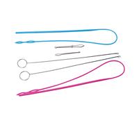 Ensemble d'outils d'enfilage de cordon de serrage 6 pièces, Kit de boucle de couture en acier inoxydable, outils de couture résistants à la déformation pour le bricolage domestique