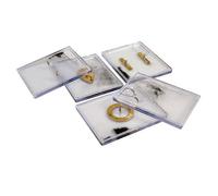 Ensemble d'outils d'enseignement physique avec 5 planches en verre pour montrer la distribution du champ électrique et la force pour les laboratoires de lycée Modèle d'expérimentation électrostatique