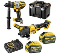 Ensemble d'outils DeWalt DCK2016T2T-QW (DCD999 + DCG418); 2x6 0 Ah accu.