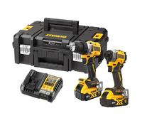 DEWALT Dewalt Pack combo sans fil (2 pièces) 18V 5 Ah Quantité:1