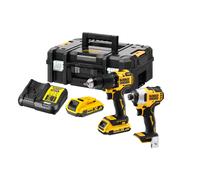Ensemble d'outils DeWalt DCK2062D2T-QW(DCD709 + DCF809); 18 V; 2x2,0 Ah accu.