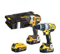 Ensemble d'outils DeWalt DCK276P3; (DCD996 + DCF887); 18 V; 3x5,0 Ah accu.