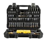 DeWalt Ensemble d'outils de mécanicien DWMT73801-1 108 pièces métriques impériales 1/4" 3/8"
