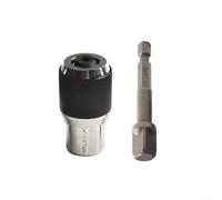 Ensemble d'outils d'extraction de robinet avec adaptateur de douille de 3/8", douille de robinet réglable pour perceuse manuelle ou cliquet, tarauds et matrices en acier traité thermiquement pour