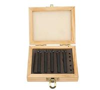 Ensemble d'outils d'insertion de carbure de carbure de 1/4 de pouce | 5 - Pièce Touling pour le tournant/face/l'alésage | Croisement mécanique avec des conseils en carbure C6