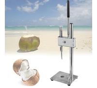 Ensemble d'outils d'ouverture de noix de coco - Hauteur : 230 mm - Hauteur de la colonne : 440 mm - Hauteur réglable - Profondeur localisable - Pour la maison/les magasins de fruits/supermarchés
