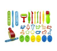 Ensemble d'outils éducatifs en argile pour jeux familiaux, véhicules, plantes, moules en argile sûrs