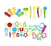 Ensemble d'outils éducatifs en argile pour jeux familiaux, véhicules, plantes, tampons en argile créatifs sûrs pour travaux manuels