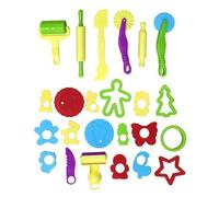 Ensemble d'outils éducatifs en argile pour jeux familiaux, véhicules, plantes, tampons en argile créatifs sûrs pour travaux manuels