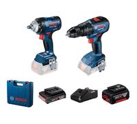 Ensemble d'outils Bosch 06019K0003 (GDS 18V-400 + GSB 18V-50); 18 V; 1x2,0/5,0 Ah accu.