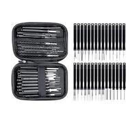 Ensemble d'outils Extenseur du stylo - 30 pièces de retrait des bouchons, outils de broches de connecteur de câble, déverrouiller les accessoires, outil de réparation | Outil d'extraction d'épingle pr