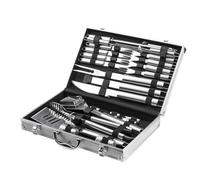 Ensemble d'outils for Barbecue, boîte en Aluminium, brochettes ménagères Acier Inoxydable, Gril combiné, d'extérieur