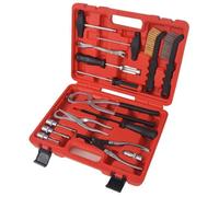 Ensemble d'outils freins - vidaXL - 15 pcs - Acier au carbone - Mallette compacte