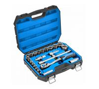 Ensemble d'outils Hogert HT1R410; 1/2''; 24 unités