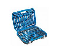 Ensemble d'outils Hogert HT1R444; 1/4''; 3/8''; 1/2''; 222 unités